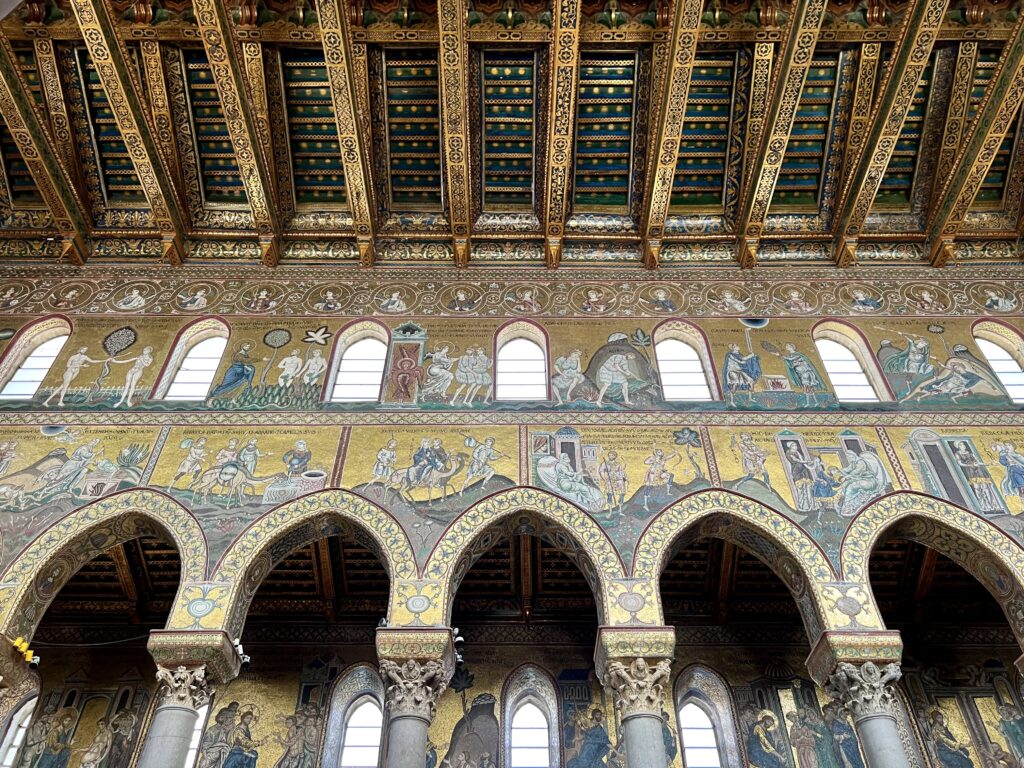 mosaics in Monreale Cathedral