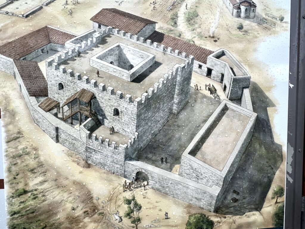 representation of the medieval castle