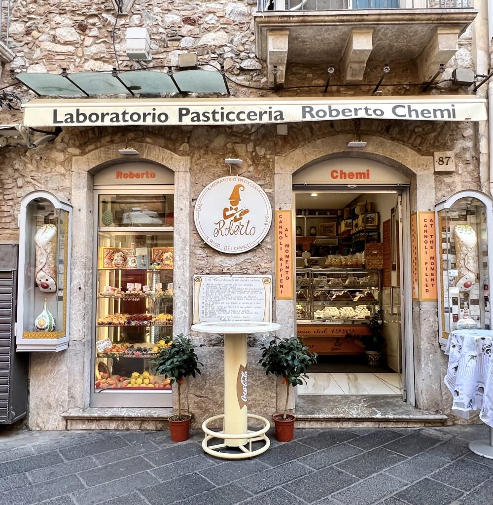 pastry shop on Corso Umberto