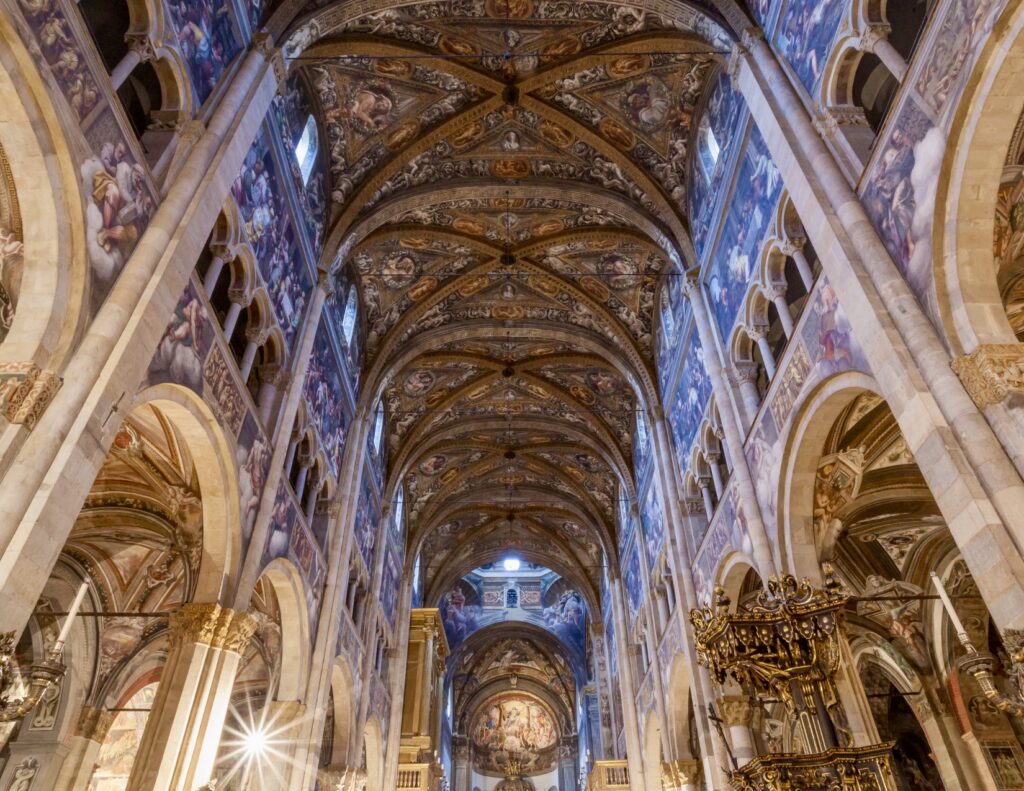 interior of Parma Cathedral