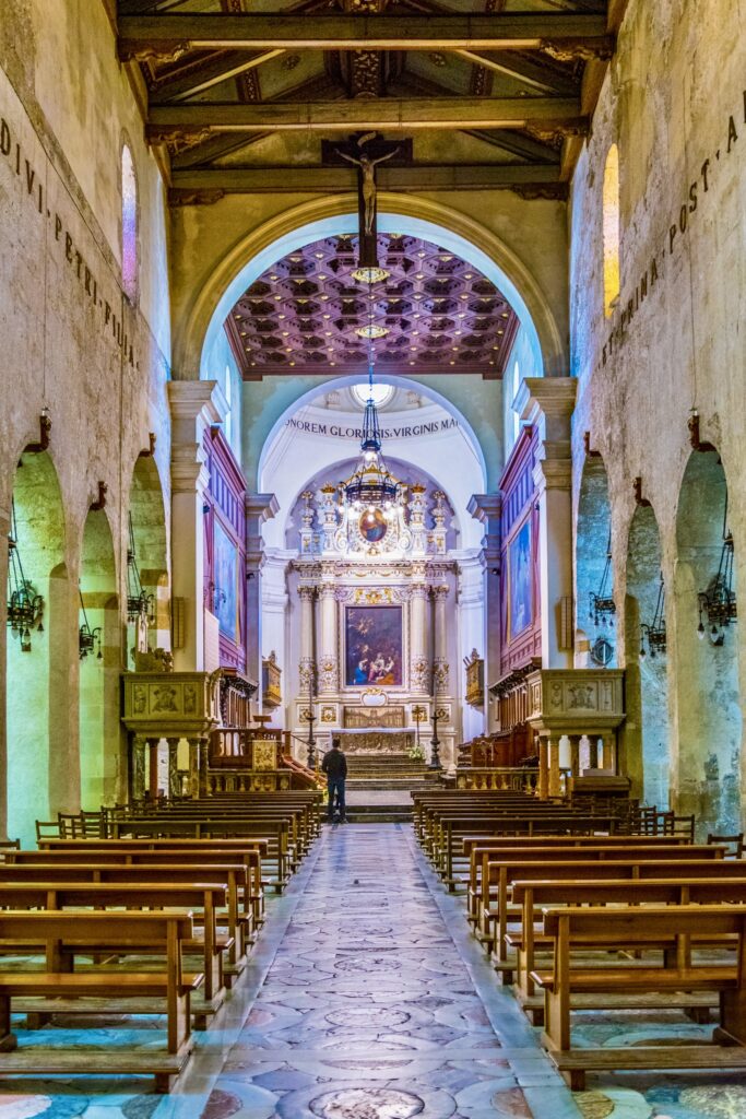 interior of Syracuse Cathedral