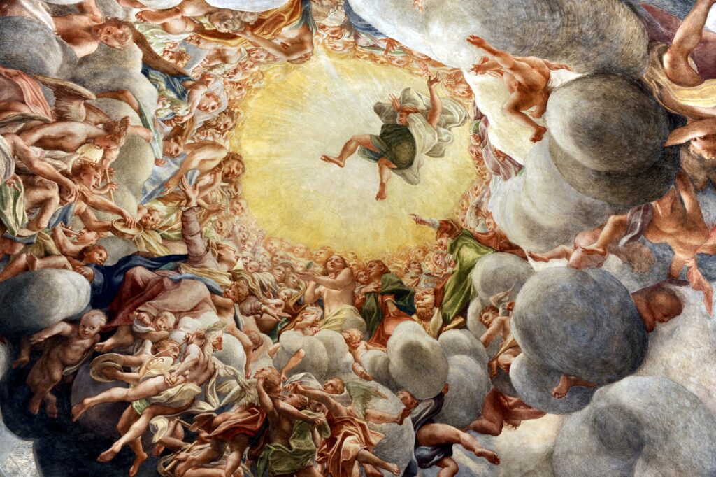 Correggio fresco in the cathedral dome, an absolute must see with one day in Parma