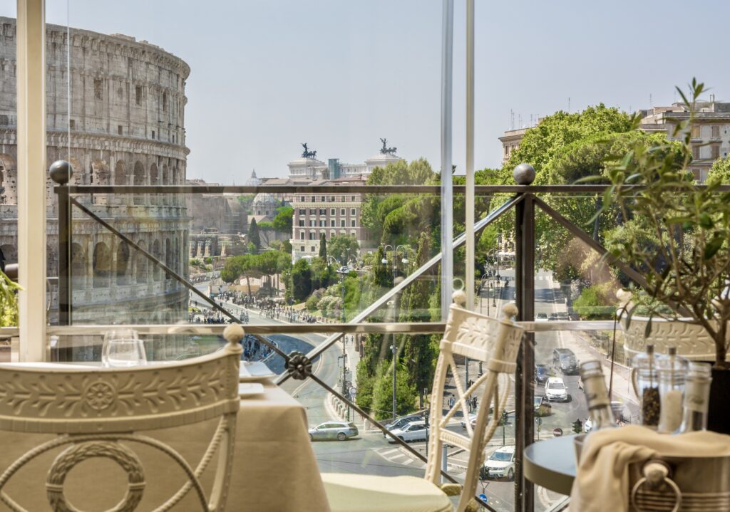 view from the Palazzo Manfredi in Rome
