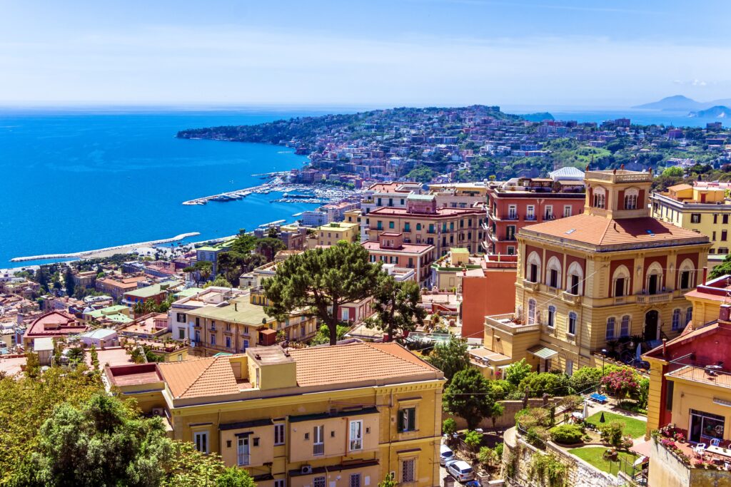 view of Naples from Castel Sant'Elmo, a must do with one day in Naples