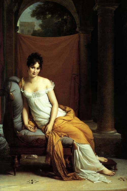 François Gérard, Portrait de Juliette Récamier, 1802-05.