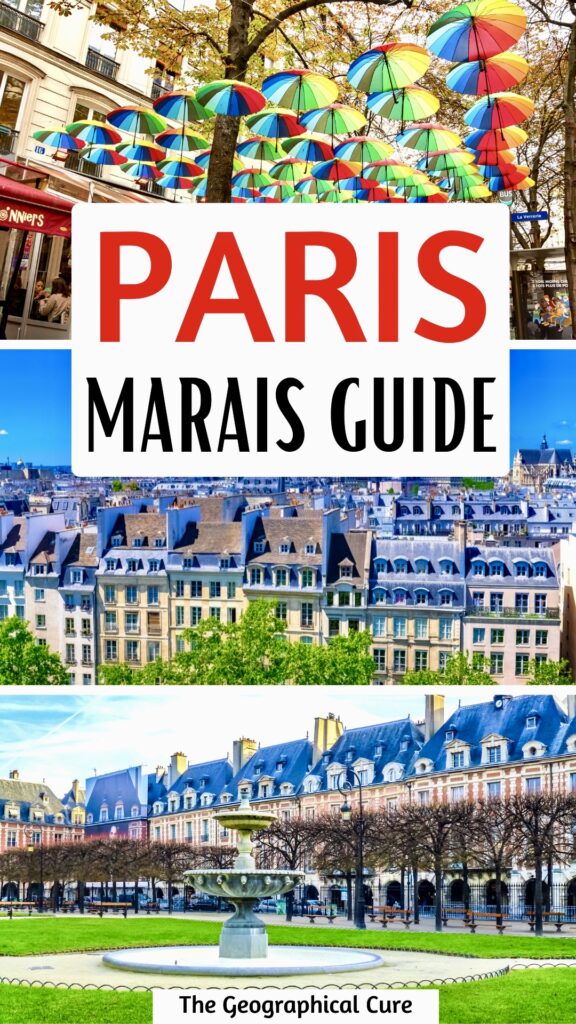 Pinterest pin for best things to do in the Marais in one day