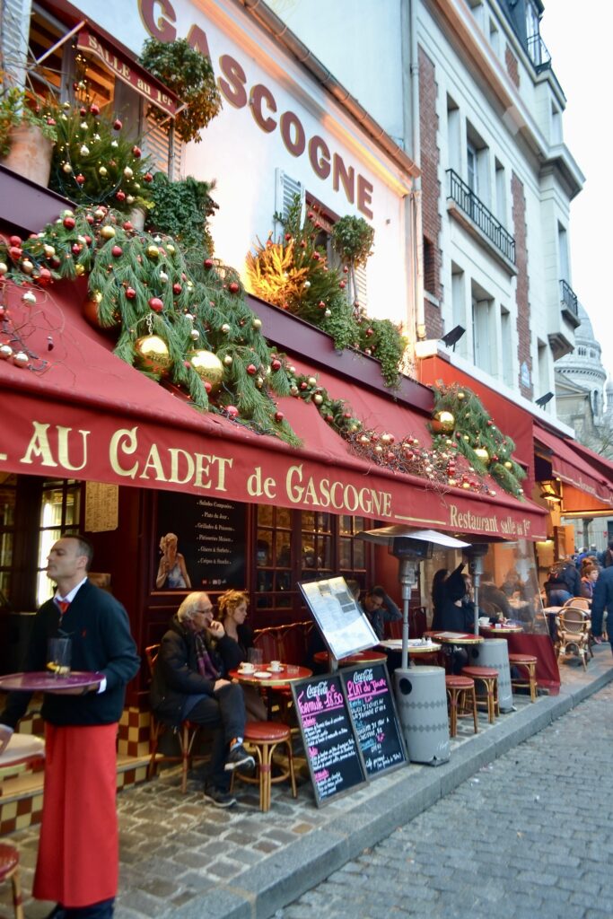 cafe in Montmartre  on Place du Tertre