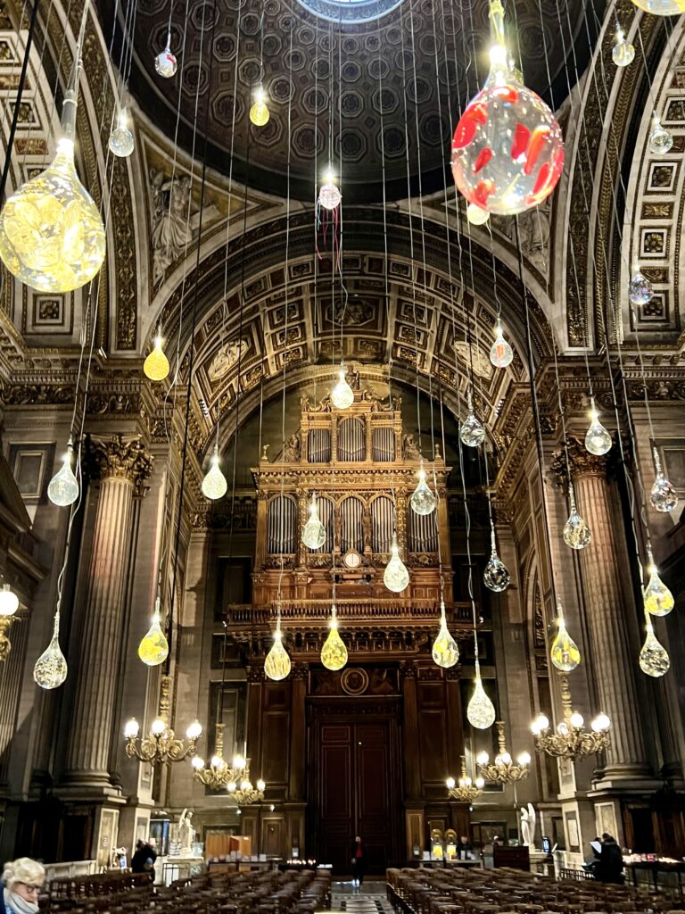 Tears of Joy art installation in the Madeleine Church