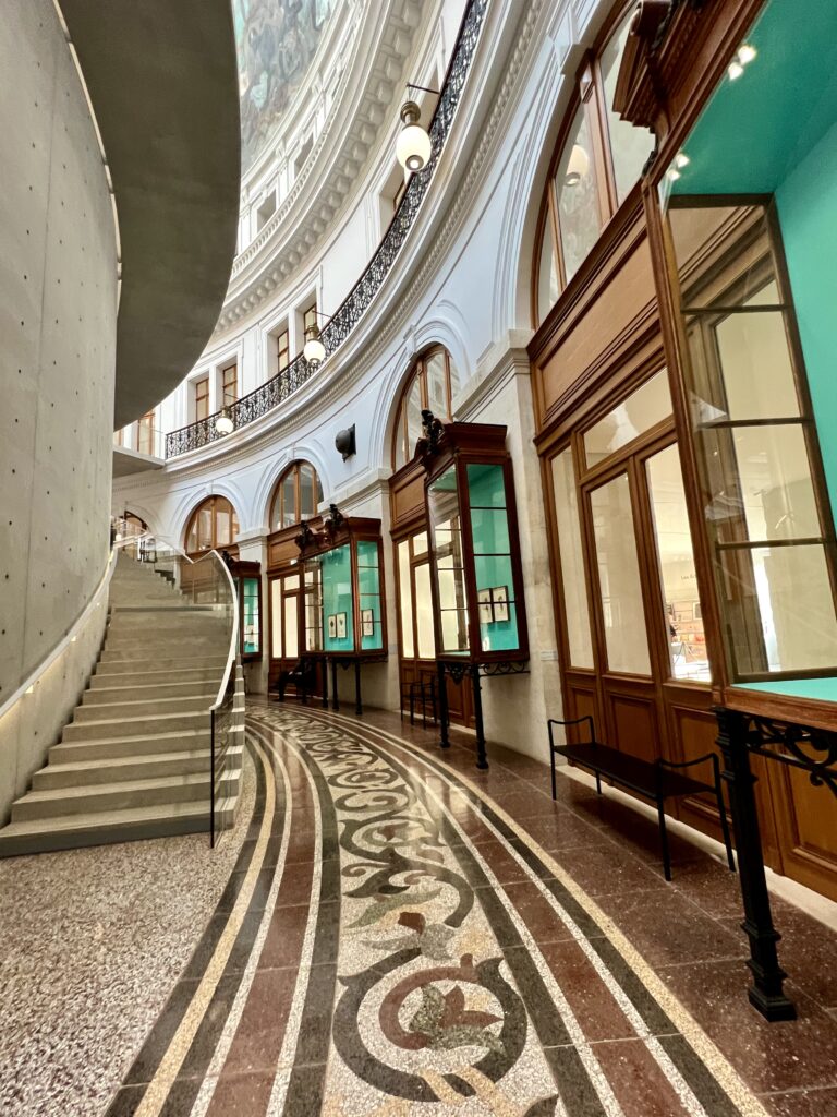 hallway in the Bourse de Commerce