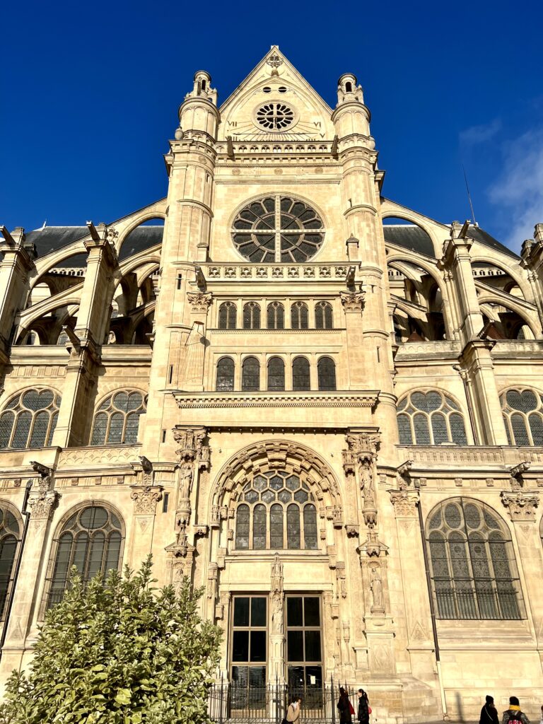 facade of Saint-Eustache