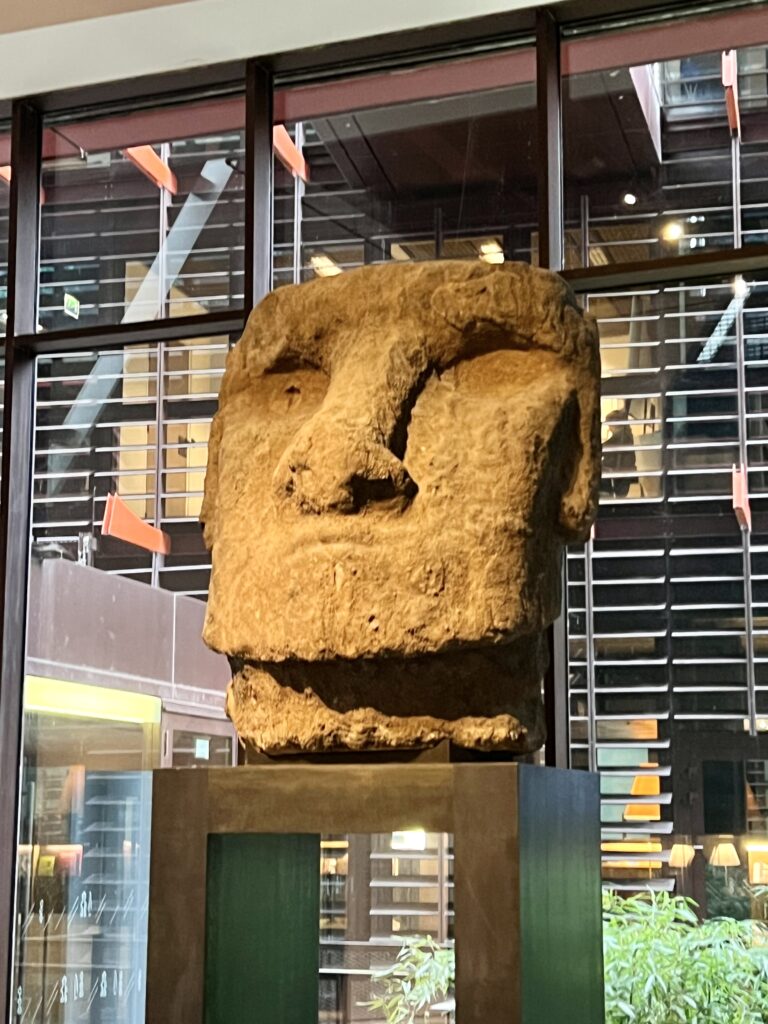 Moai head from Easter Island, 12th to 15th century