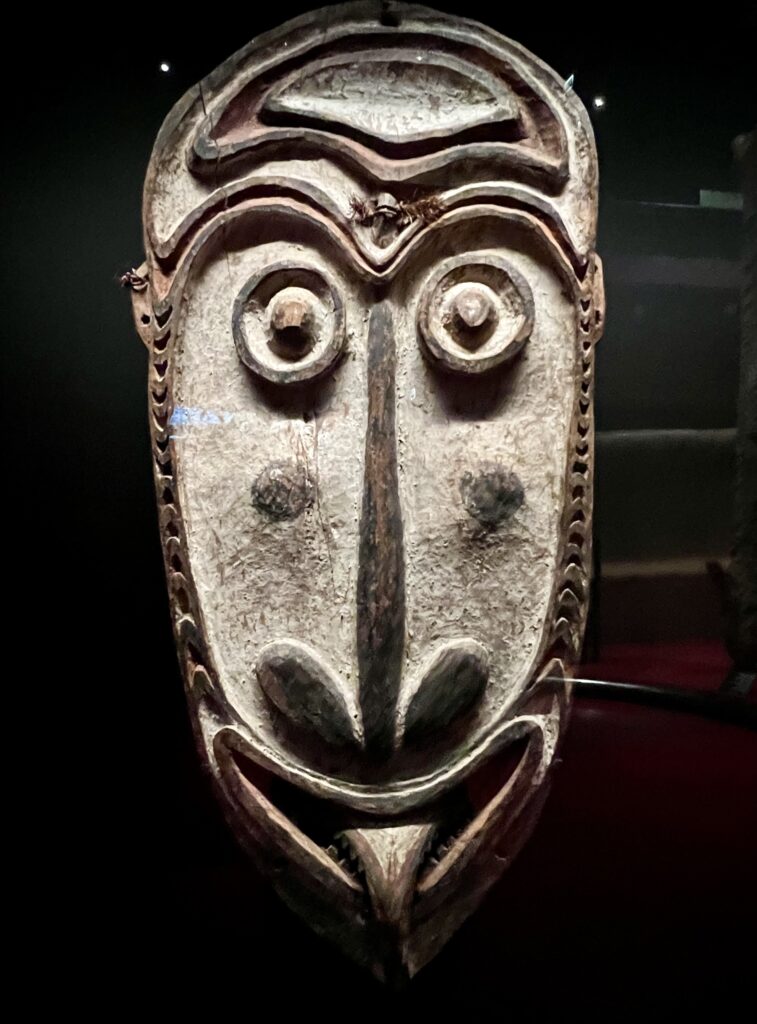facade mask for a spirit house from Papua New Guinea