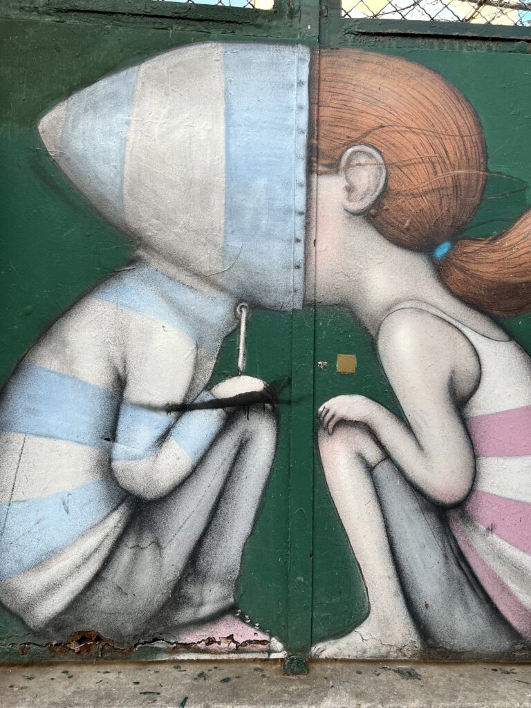 street art In Montmartre by Julien Malland alias Seth