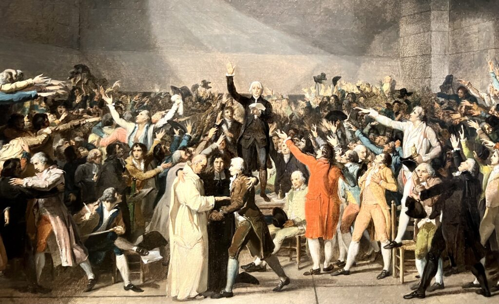 the Tennis Court Oath after Jacques-Louis David