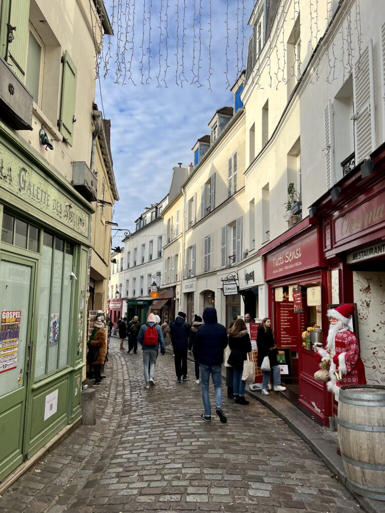 Rue Norvin, one of the top attractions in montmartre