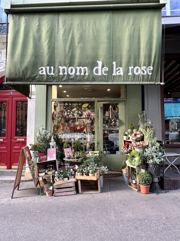 flower shop in Montmartre