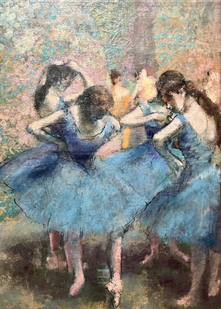 Degas' Dancers in Blue