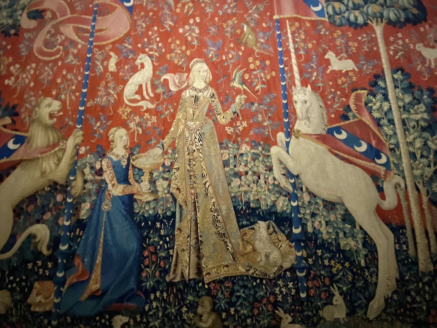 Lady and the Unicorn tapestry at the Cluny Museum
