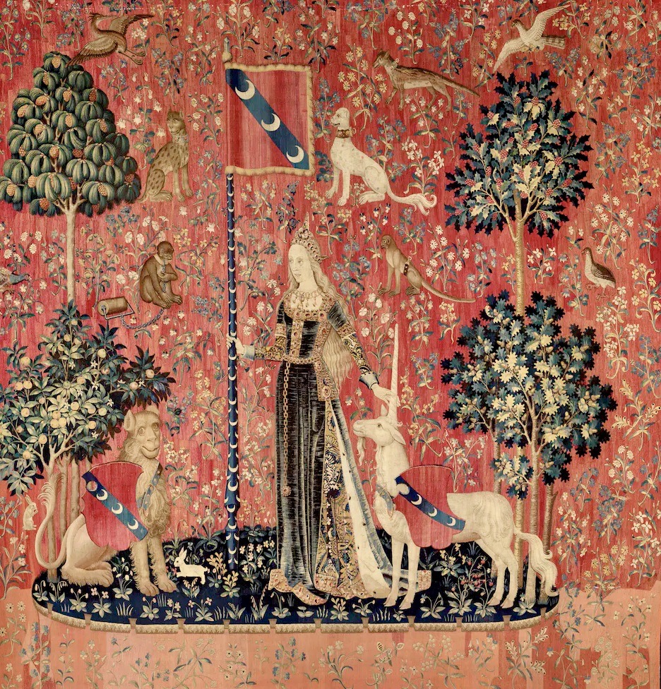 "touch" tapestry