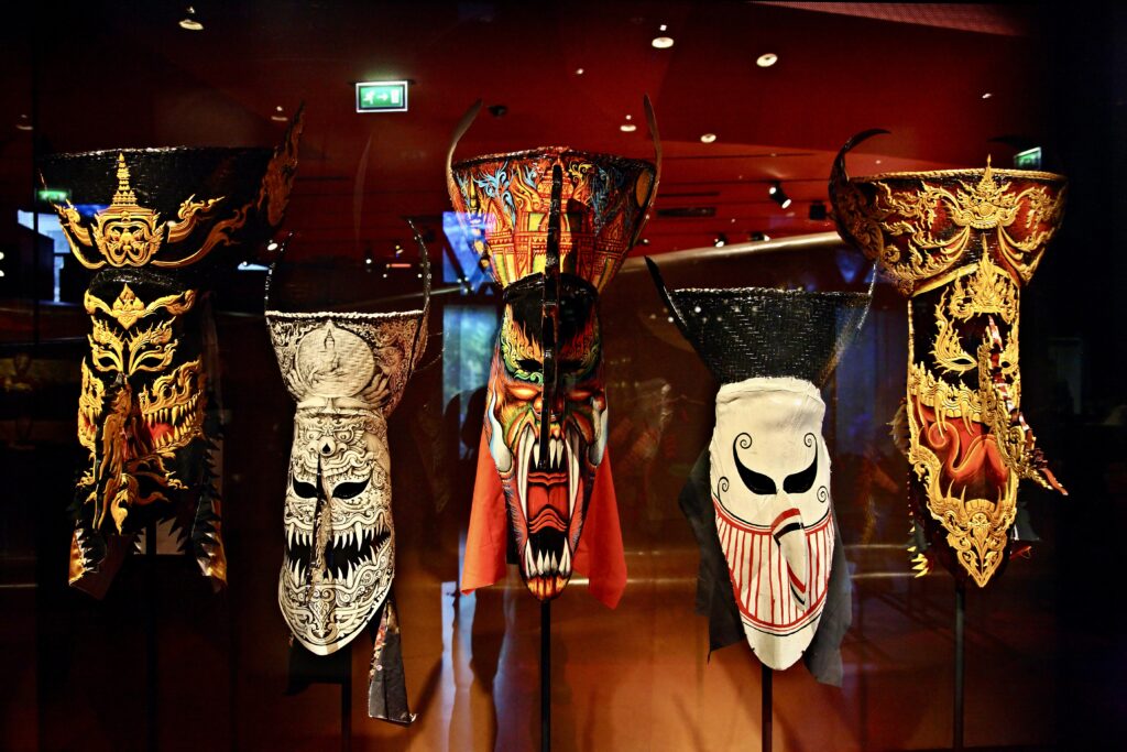 masks from Thailand 