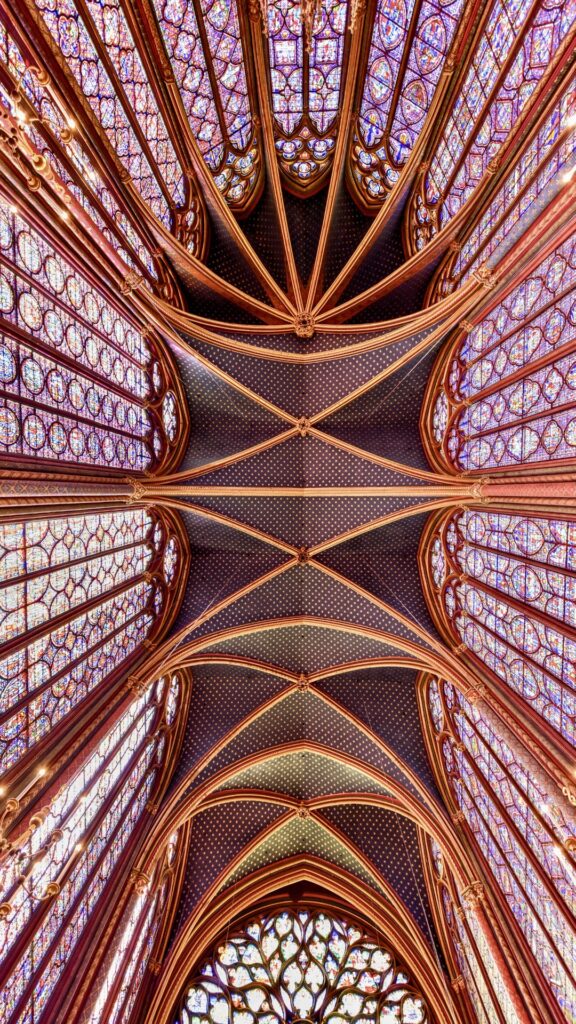 ceiling in upper chapel