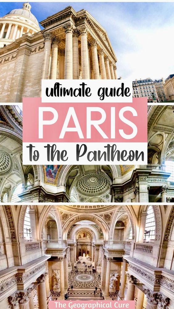 Pinterest pin for guide to the Pantheon in Paris