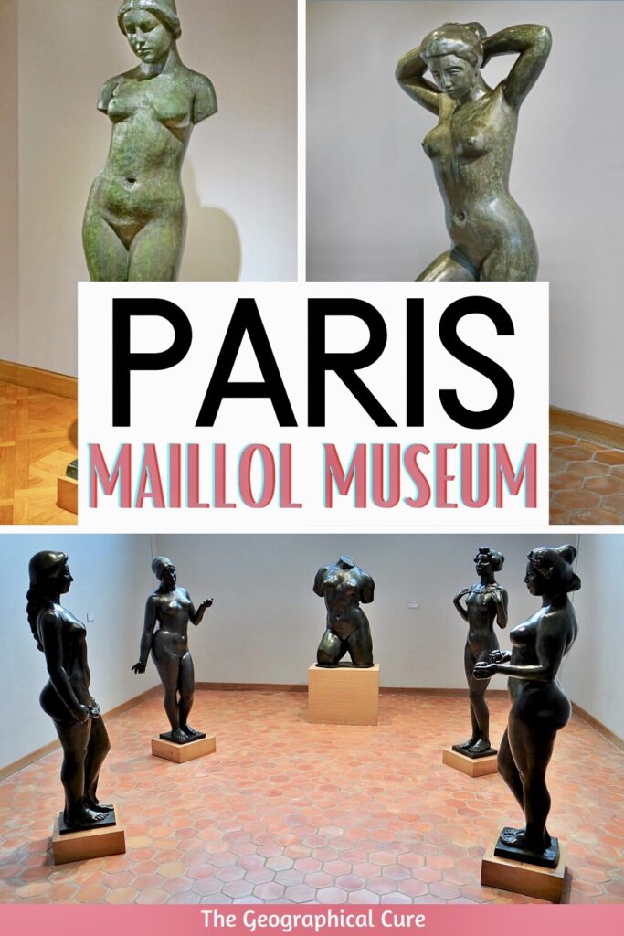 Pinterest pin for guide to the Maillol Museum
