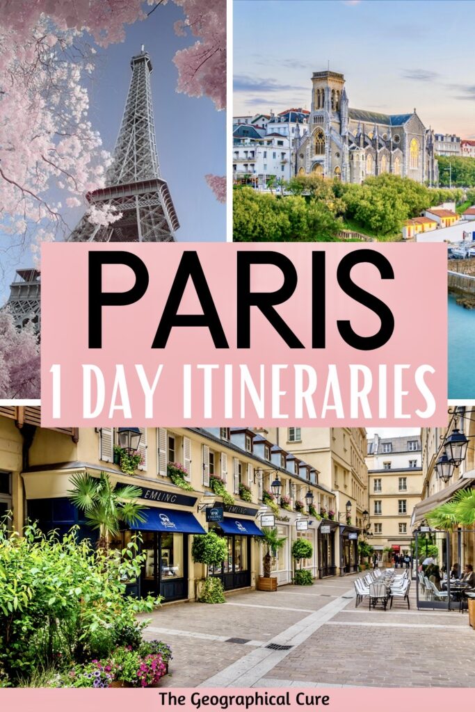 Pinterest pin for one day in Paris