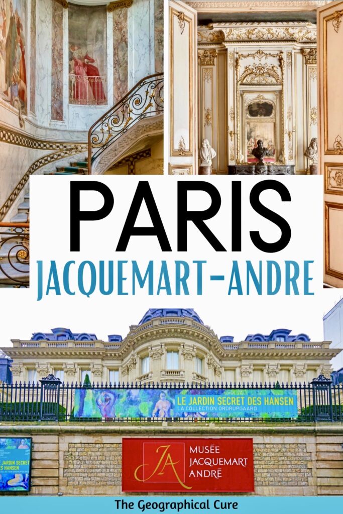Pinterest pin for guide to the Jacquemart-Andre