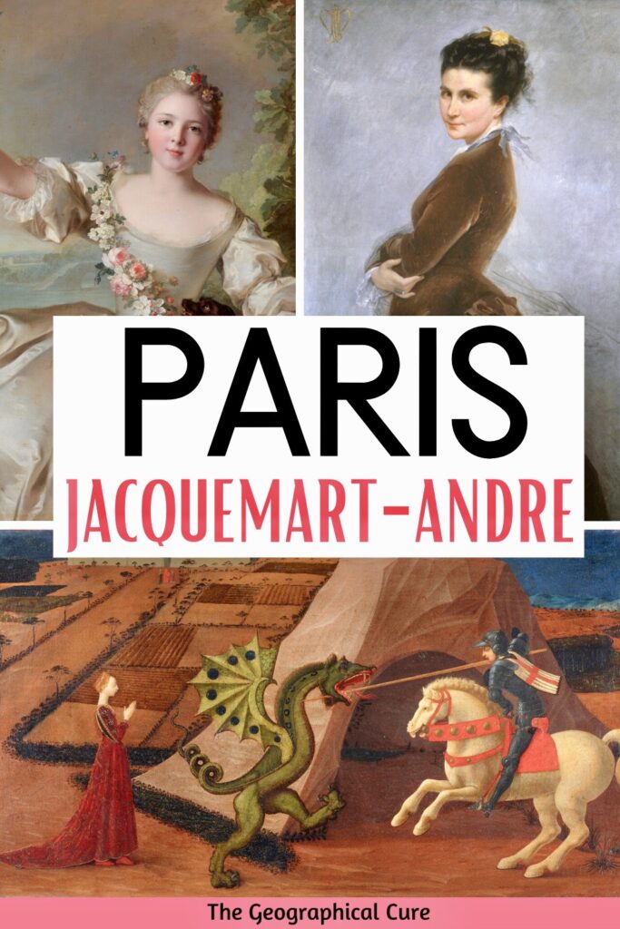 Pinterest pin for guide to the Jacquemart-Andre