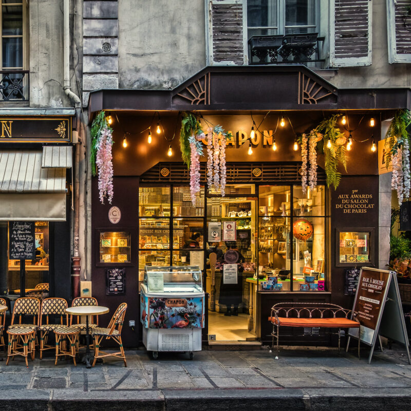 Chapon chocolate shop on Rue du Bac