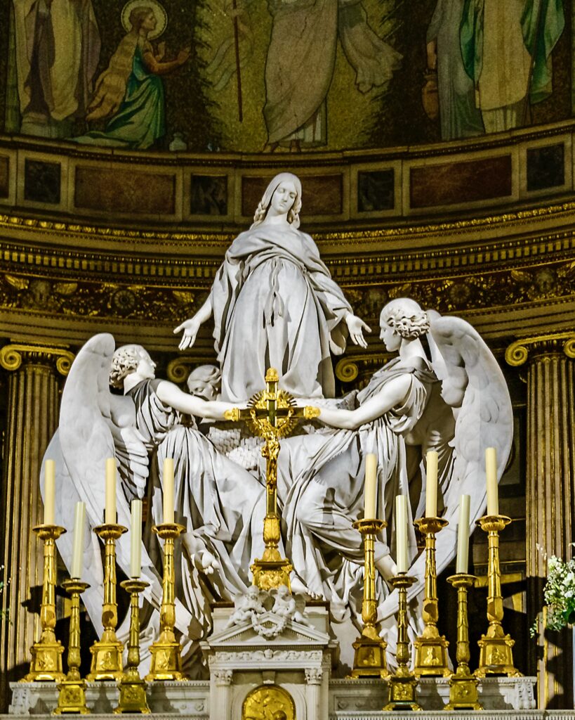 Carlo Marochetti, Mary Magdalene Exalted by Angels, 1841