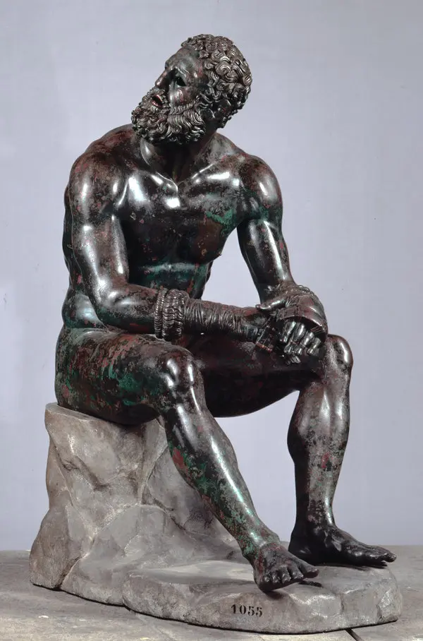 sculpture of the Boxer at Rest, 3rd century B.C.
