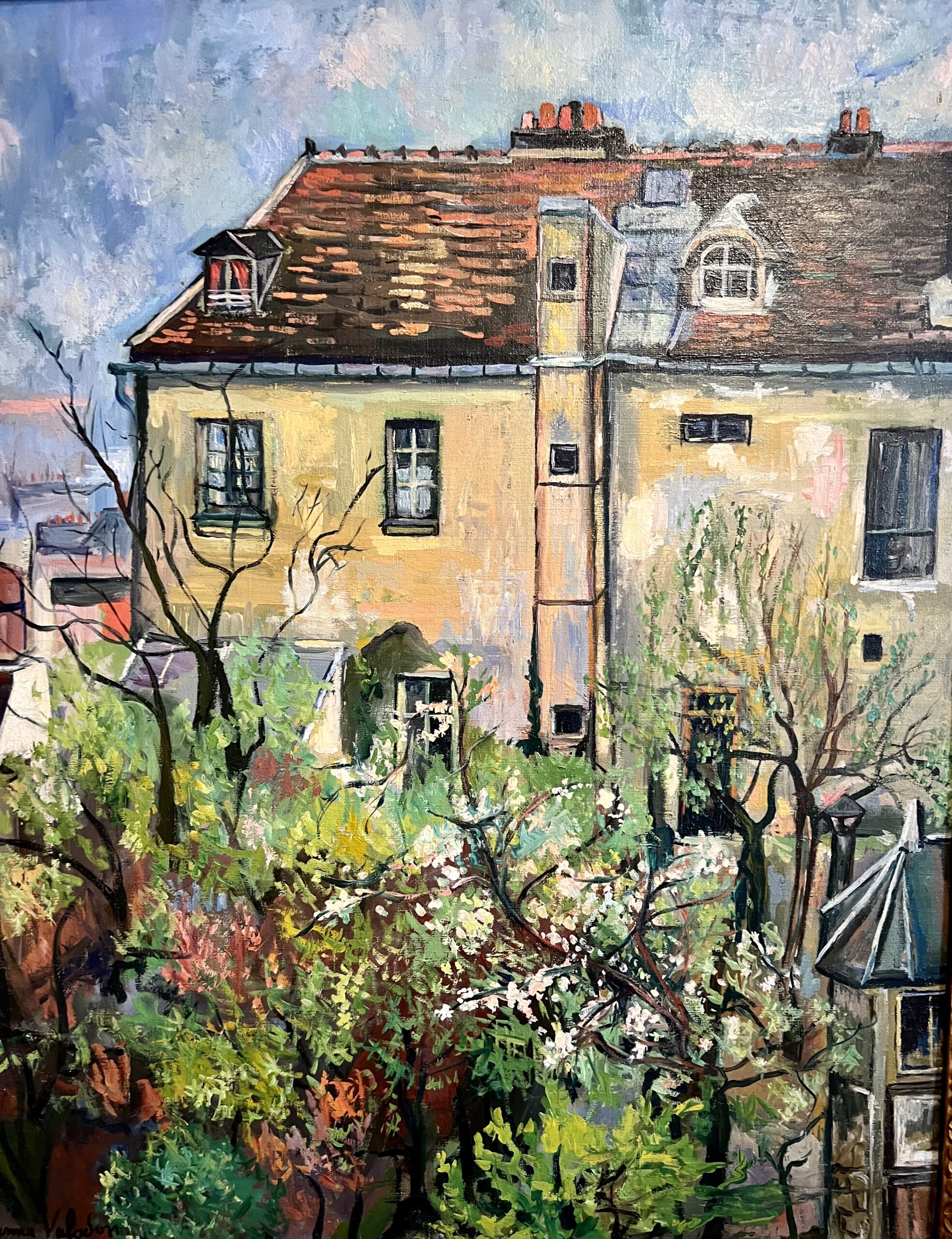 洋書Paris Montmartre A MECCA OF MODERN ART Oil on Canvas-Original-Montmartre Paris Contemporary Art