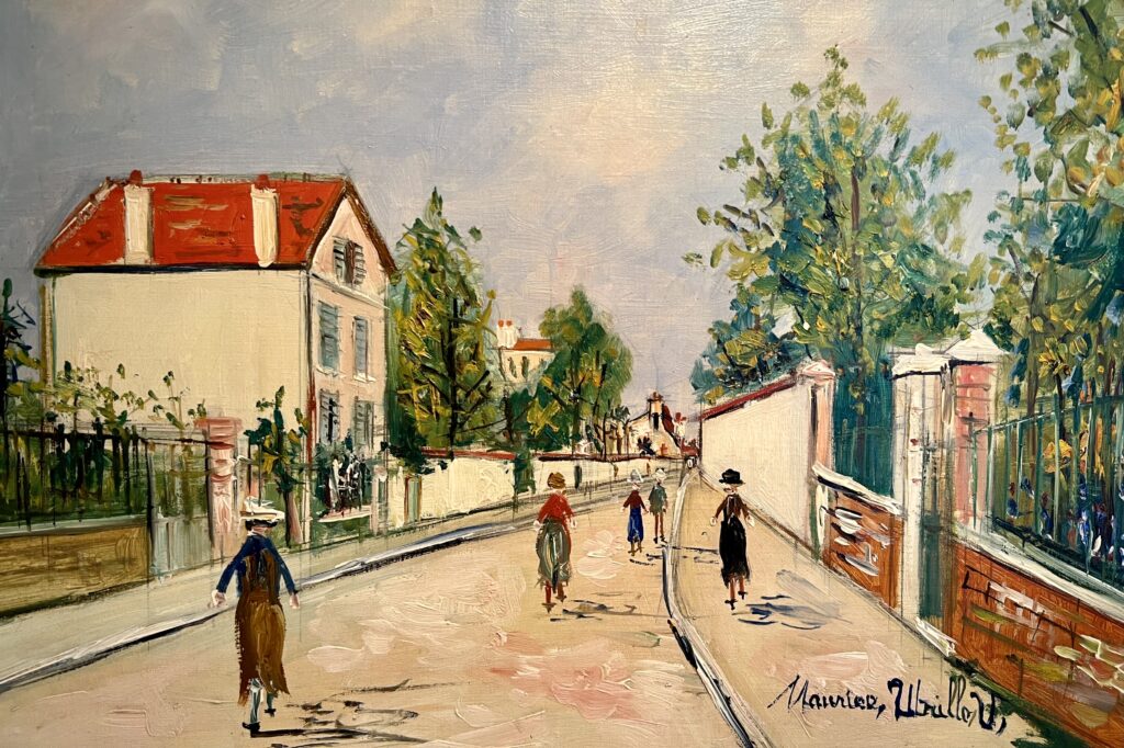 Maurice Utrillo, Rue de Epinettes, 1936