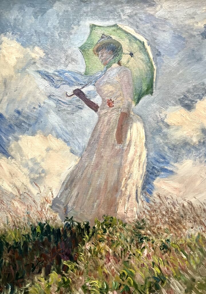 Monet, Woman with a Parasol, 1886