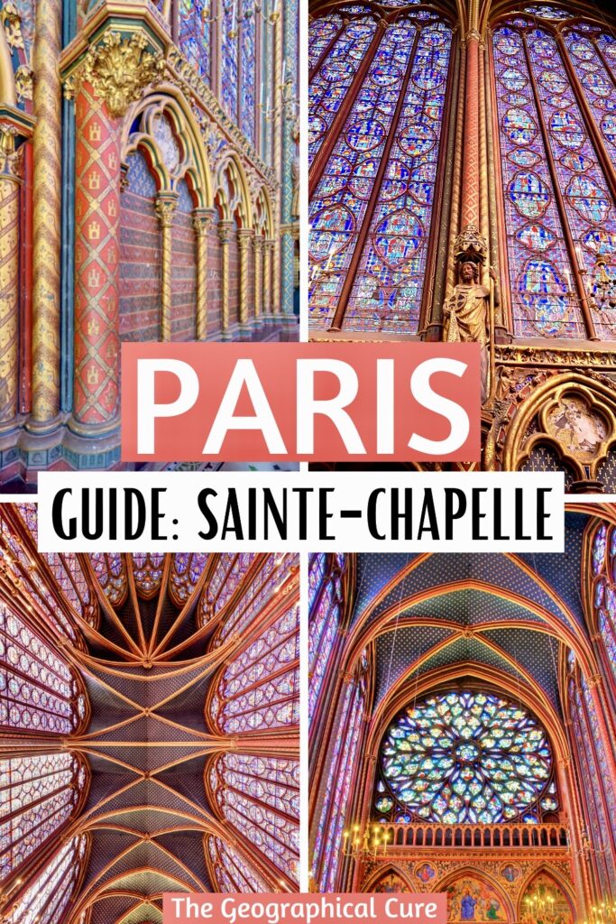 Pinterest pin for guide to Sainte-Chapelle