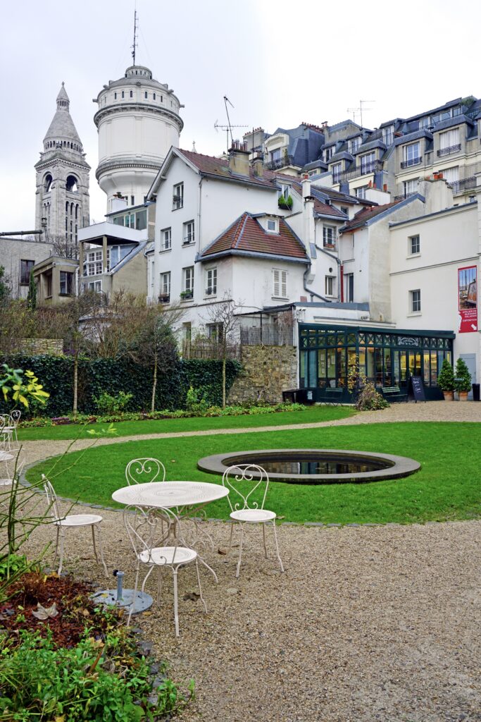 gardens of the Musee de Montmartre