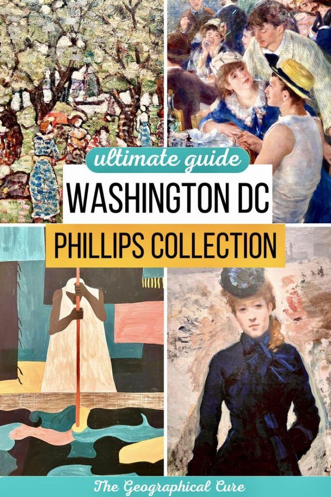 Pinterest pin graphic for guide to the Phillips Collection