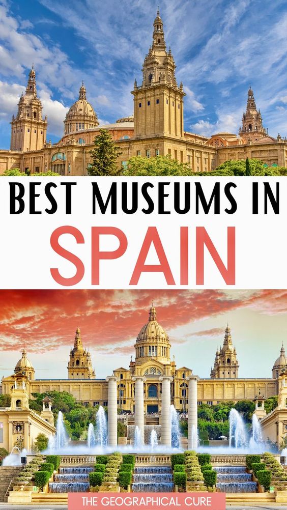 Pinterest pin for guide to the best museums in Spain