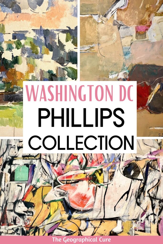 Pinterest pin for guide to the Phillips Collection