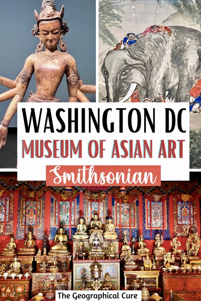 Pinterest pin for guide to the National Museum of Asian Art