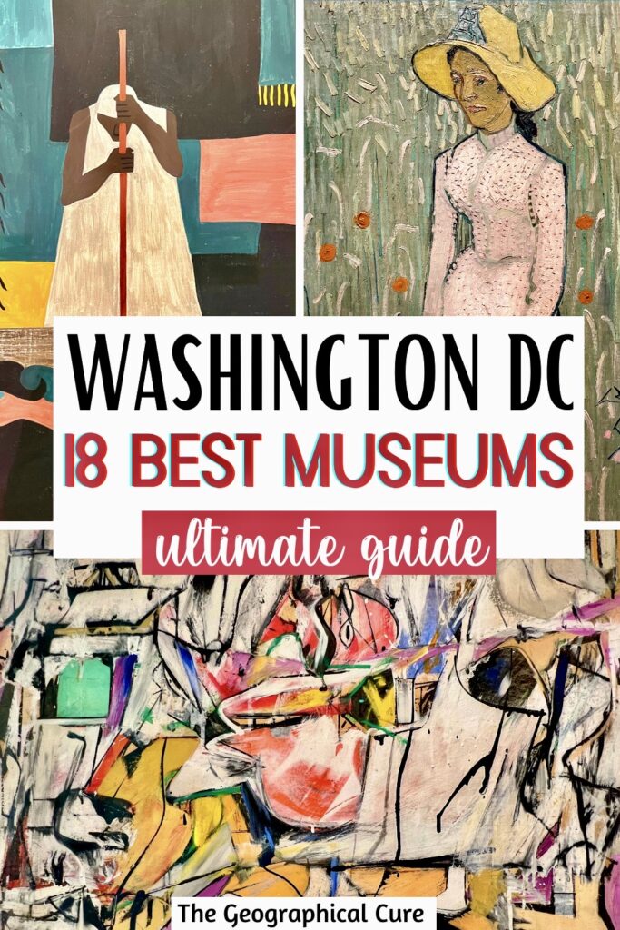Pinterest pin for guide to the best museums in Washington DC