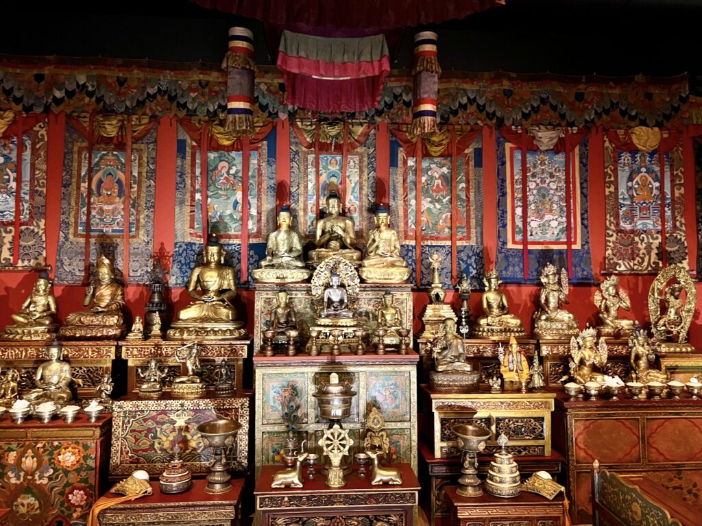 Tibetan Buddhist Shrine Room