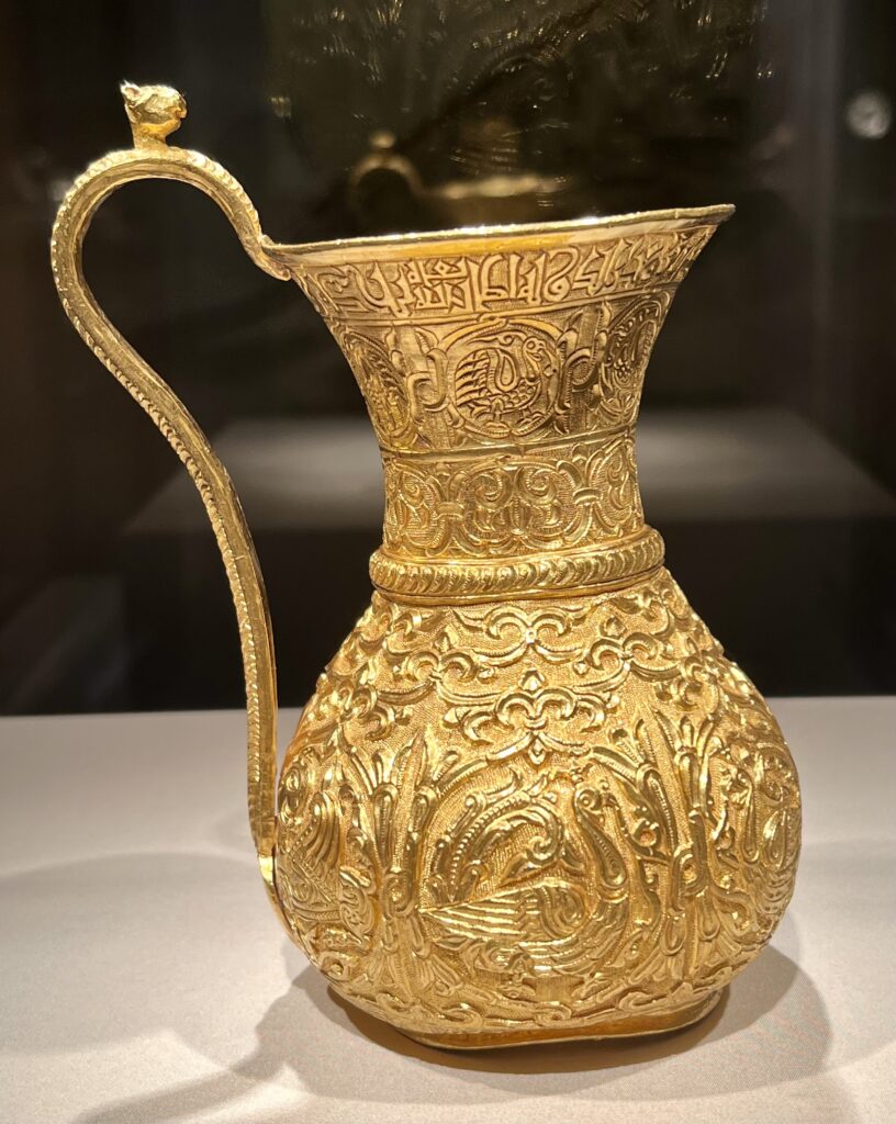 gold ewer from Iran