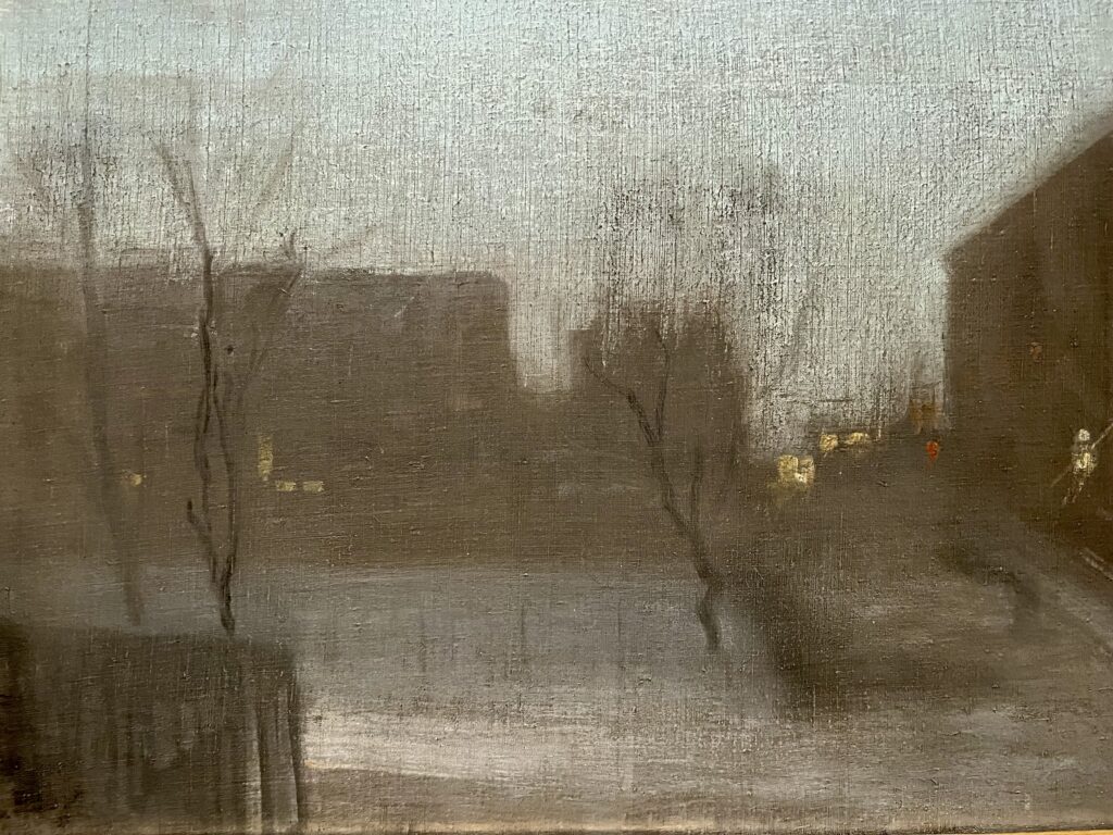 Whistler, Nocturne: Trafalgar Square, 1875-77