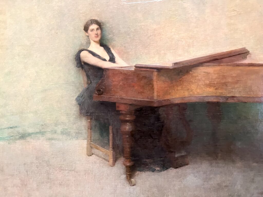 Thomas Dewing, The Pianist, 1891