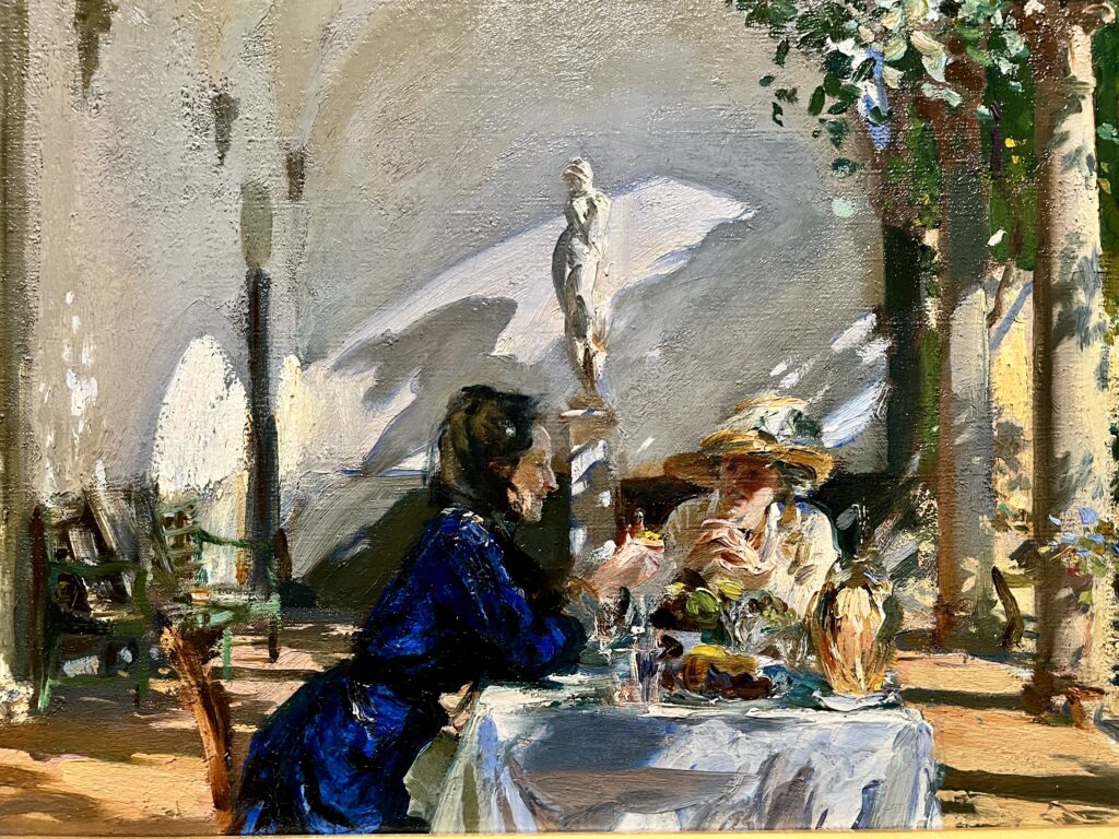 John Singer Sargent, Breakfast in the Loggia, 1910

