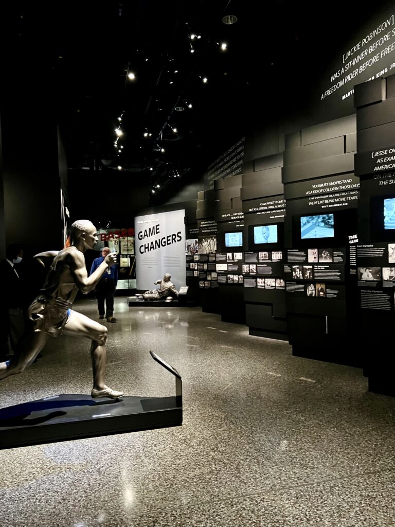 sports section of the museum