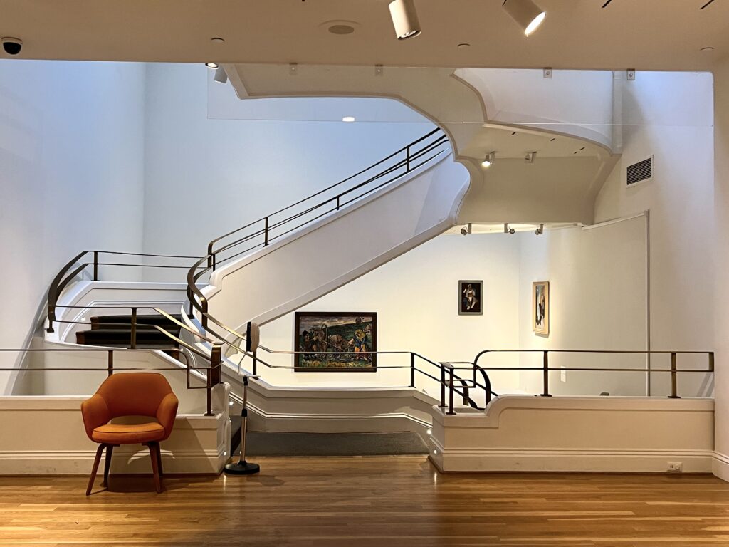 staircase in the museum